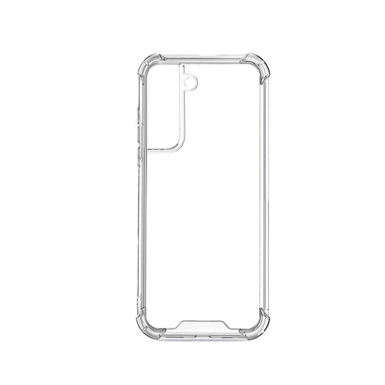 Capa de Silicone com Cantos Dura para Samsung Galaxy S22 Plus Transparente